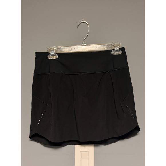Athleta Pants - Athleta Run With It Skort 14" Black Athletic Running Skirt Small Small Pocket